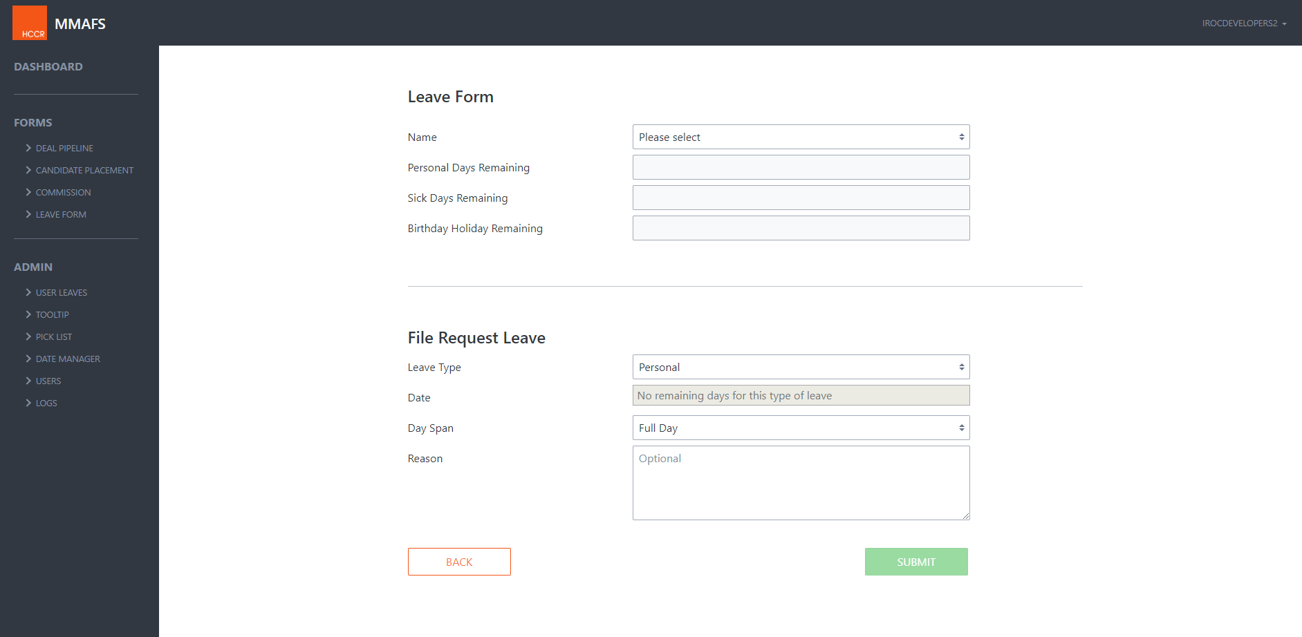 Employee Record Management & Student Health Coverage screenshot 7