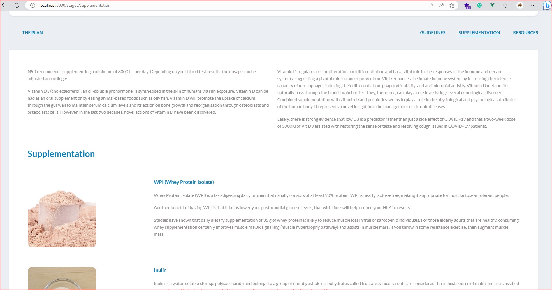 Health and Fitness Website screenshot 12
