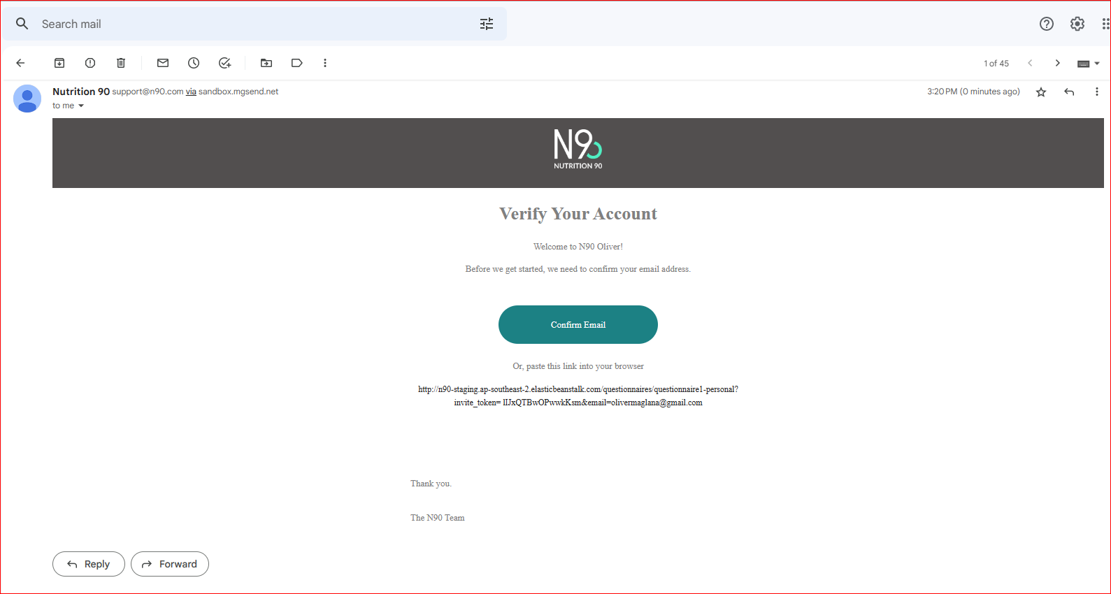 Health and Fitness Website screenshot 2