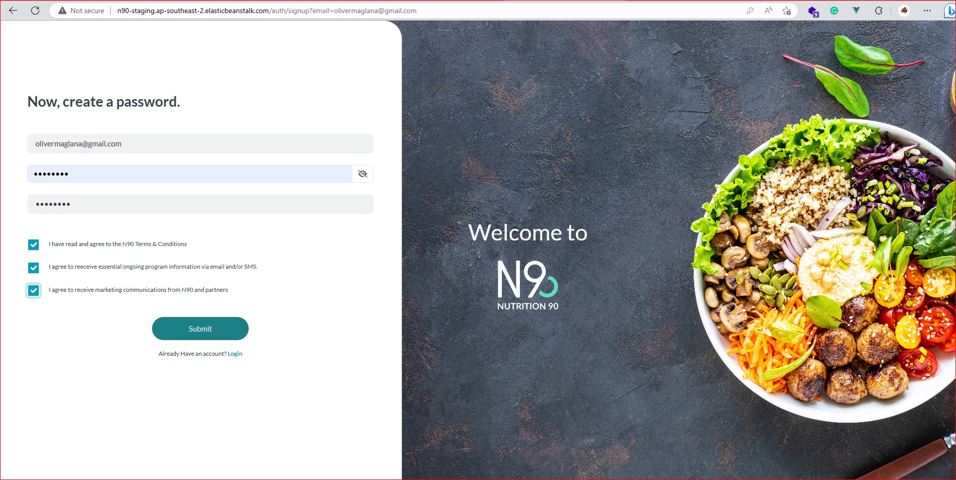 Health and Fitness Website screenshot 5
