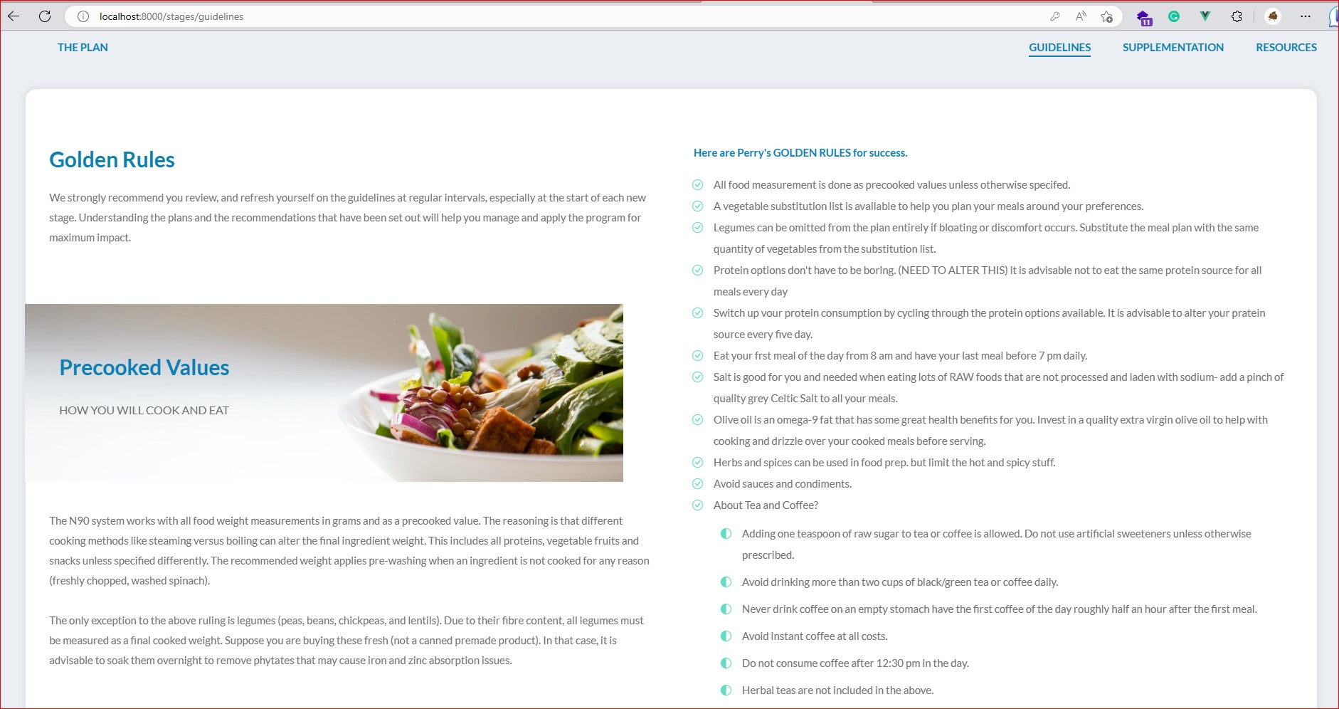 Health and Fitness Website screenshot 8