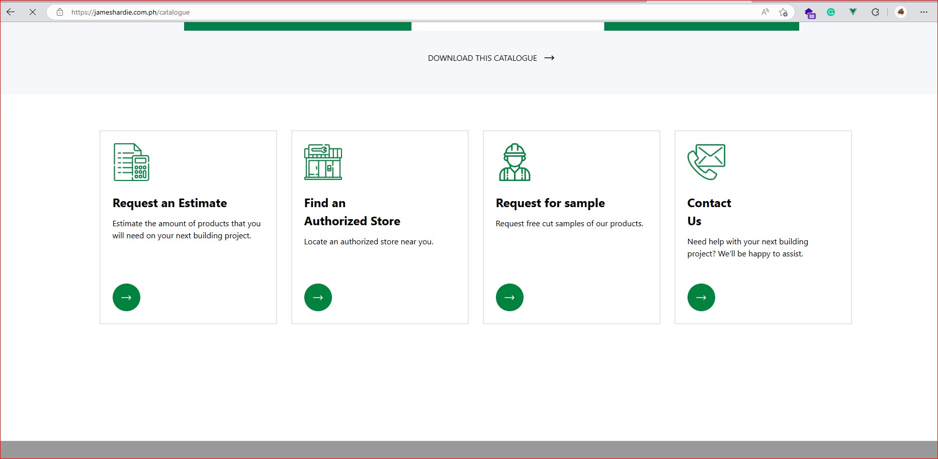 James Hardie Ecommerce screenshot 11