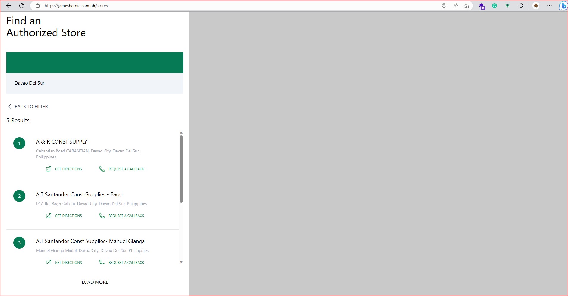 James Hardie Ecommerce screenshot 6