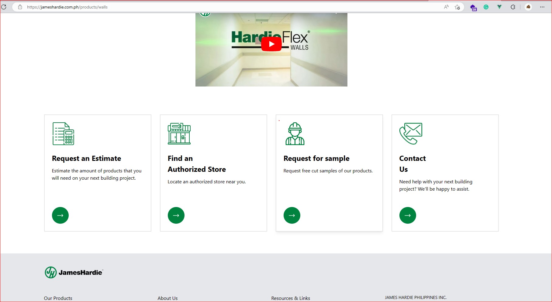 James Hardie Ecommerce screenshot 8